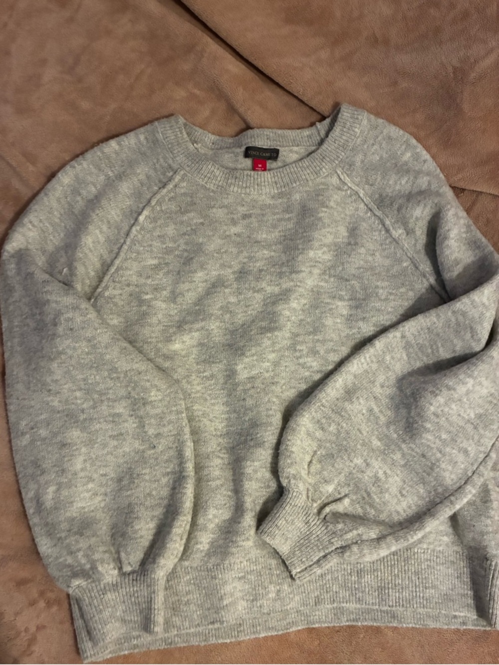 💰5/$10 Vince Camuto Cozy Light Gray Crewneck Sweater